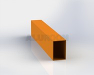 Hliníkový profil extrudovaný - Hliníkový jekl 50 x 30 x 2,5 mm
