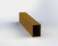 Hliníkový profil extrudovaný - Hliníkový jekl 60,5 x 30,5 x 5,25 mm