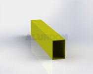 Hliníkový profil extrudovaný - Hliníkový jekl 81,5 x 51,5 x 5,3 mm