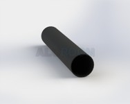 Hliníkový profil extrudovaný - Hliníková trubka průměr 30 x 2 mm