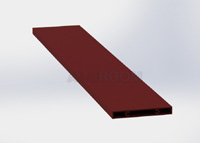 Hliníkový profil extrudovaný - BAT J 80 3D barva RAL