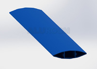 Hliníkový profil extrudovaný - BAT K 100 3D barva RAL
